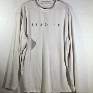 Mens hang ten XL long sleeve UPF tee